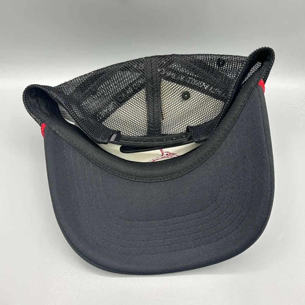 Air Jordan Rise Trucker Hat Youth Black Embroidered Jumpman Snap Back Cap‎